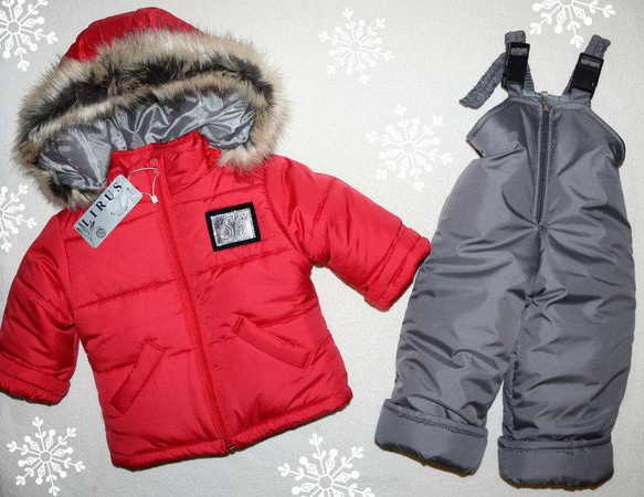 Детский Зимний комбинезон +куртка на девочку 1-2,2-3,3-4 лет
