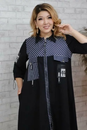 Платье в спортивном стиле