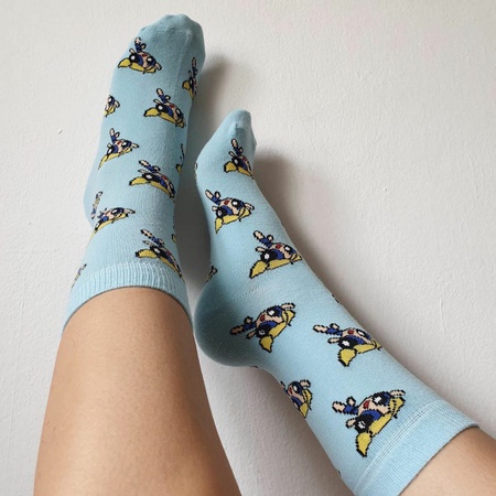 Носки , Мужские и Женские, %85 Хлопок , %13 Полиамид , %2 Эластан