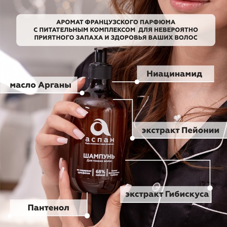 Aspan Shampoo for fine hair shampoo 500 ml