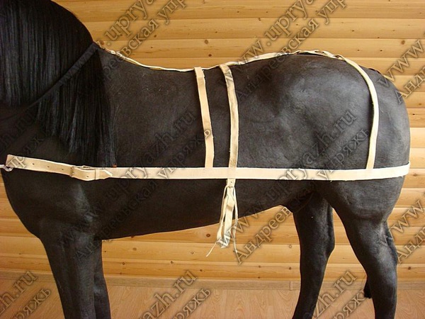 Шлея сыромятная