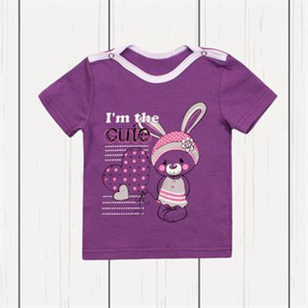 Футболка трикотажная детская с принтом