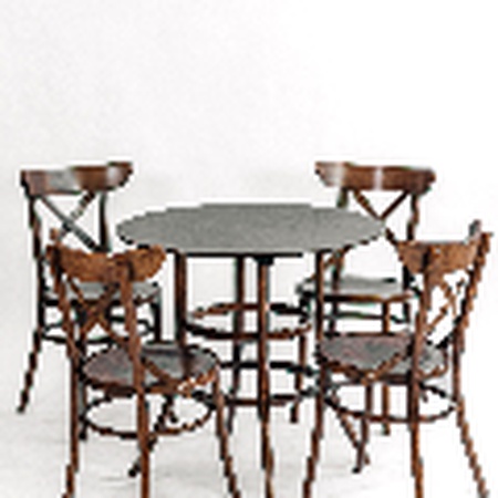 Viyana yemek masası, "Saturnus", açık ceviz