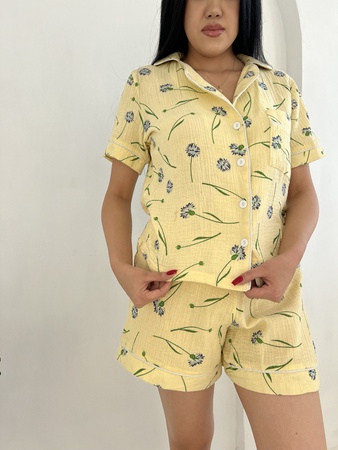 Пижама из муслина "Цветочек воселек"