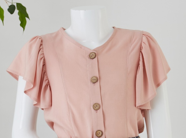 Блузка на пуговицах / юбка