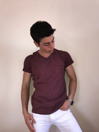 ФУТБОЛКА МУЖСКАЯ МОДЕЛЬ 2091 С ВЫШИВКОЙ