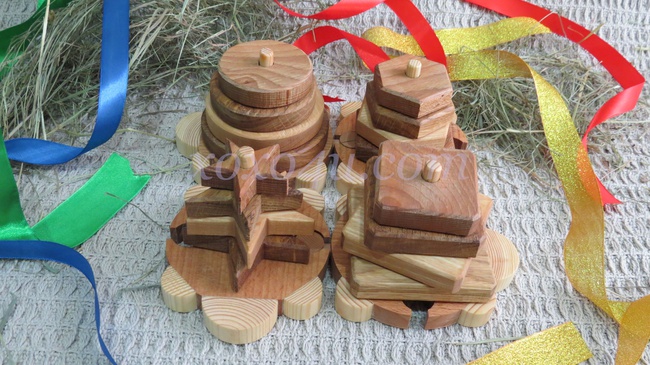 Пирамидка – пазлы “Черепашки”