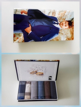 女士和男士手帕（染色纱、印花布、专用马球、府绸）- 59331