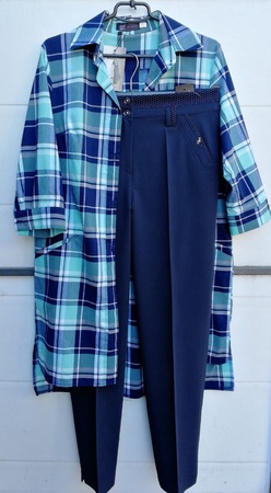 Рубашка туника+ брюки с шнурком