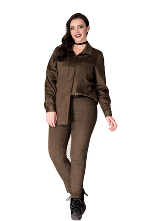 Fitil Kadife Gömlek