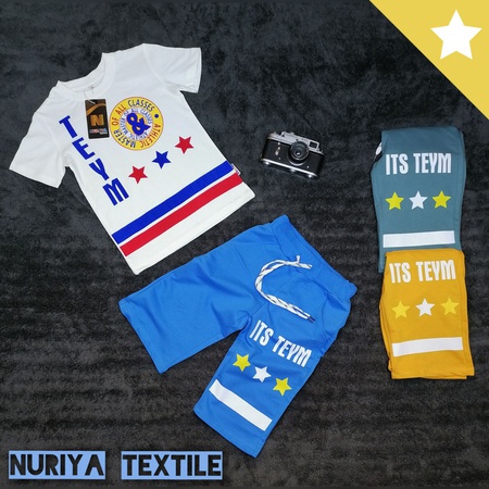 Erkek çocuklar için tişört şortları