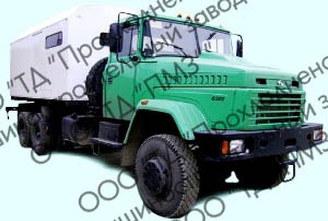 ППУА 1600/100м на шасси КрАЗ