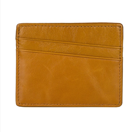 Leather short wallet