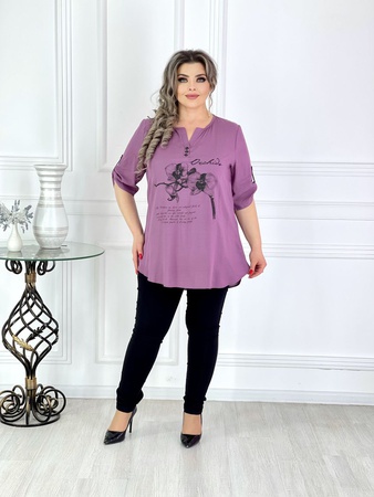 Туника „ Орхидея" блузки больших размеров