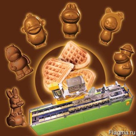 Линия для производства кексов с начинкой