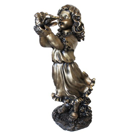 Статуэтка Девочка с голубем