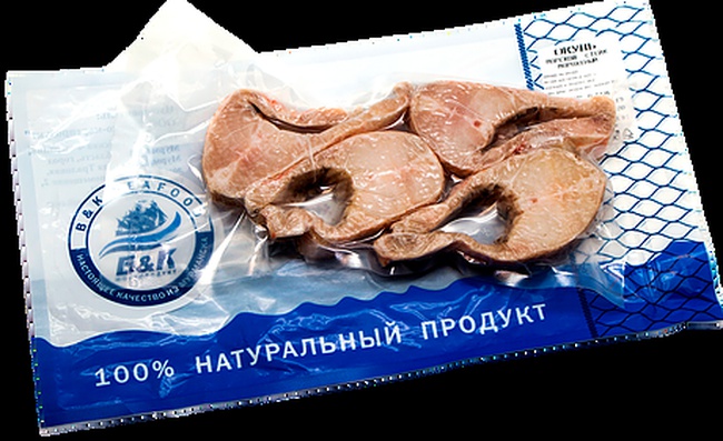 ОКУНЬ МОРСКОЙ СТЕЙК  МОРОЖЕНЫЙ