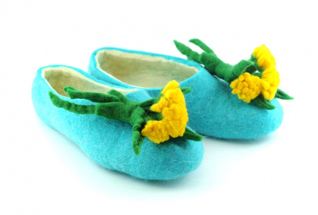 Kadın terlikleri &quot;Dandelions&quot;