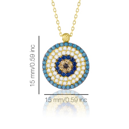 Even & Pétra 14 Ayar Altın Nazar Boncuk Kolye