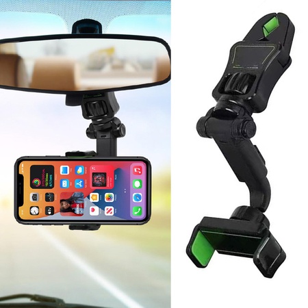 Вращающийся на 360 ° автомобильный держатель для телефона, автомобильные аксессуары, универсальный для телефона, новинка