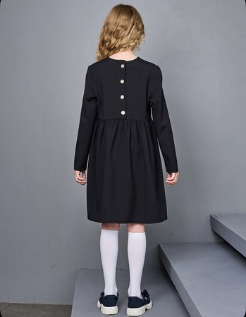 Стильное школьное платье для девочек.