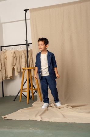 Льняной костюм для мальчика