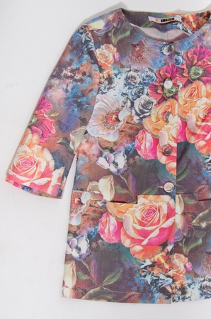 АЛСУ РУКАВ 3/4 Джинса принтованная