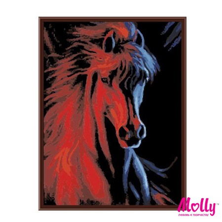 Kırmızı ata göre boya