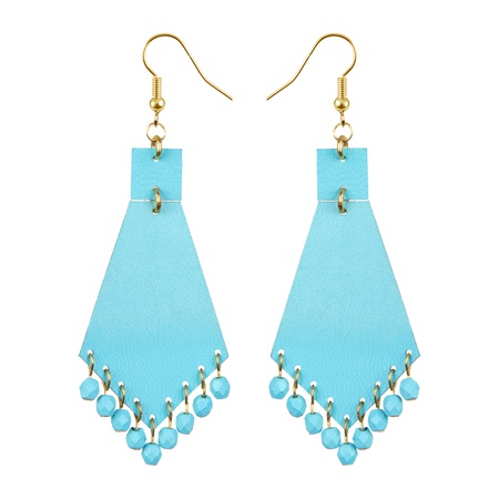 W-137 Кожаные серьги