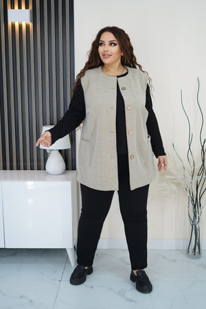 Alpaka yelek No. 9503/1