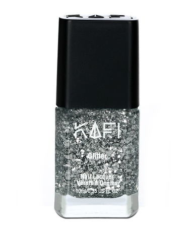 Лак для ногтей Glitter-Born с серебряной ложкой -0,35 US FL OZ - Коллекция лаков для длительного ношения