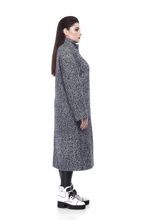 Пальто Ирис, твид Италия