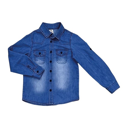 Toptan Erkek Çocuk Kot Gömlek 2-5 Yaş