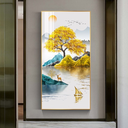 Новый дизайн, скандинавский современный хрустальный фарфор, живопись, роскошный домашний декор, живопись, настенное искусство