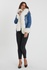 Denim Coat - Front, sleeve and collars fox fur