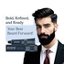 EVANO Professional Beard Color For Men Natural Black 50g | Non Drip | Stain Free| Long Lasting | 100% Grey Coverage in 10 Minute with Moroccan Argan Oil, Ammonia Free Beard Colour