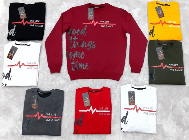 Erkek sweatshirt Bedenler: (S, M, L, XL, XXL)