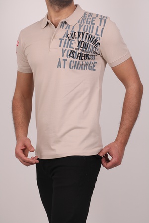 Футболка с воротником-поло из ткани пике