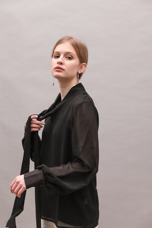 БЛУЗА ШИФОН С ТОПОМ