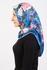 Poly. Rayon Dijital Baskılı Eşarp 94cmx94cm, el dikişli.