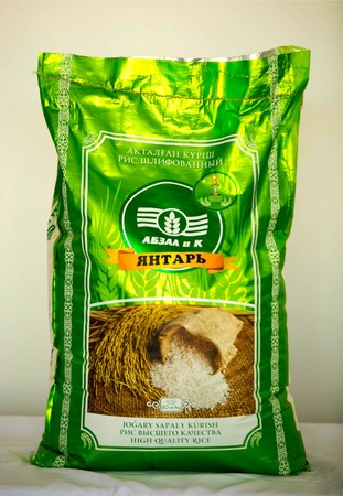 Рис СОРТ "Янтарь" 1 сорт, по стандарту СТ РК 1020-2000
