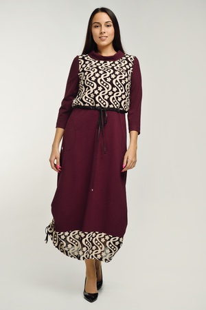 1564 Мод. Платье женское, размерный ряд: 48-54