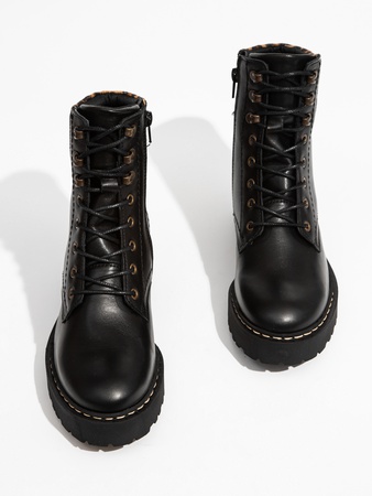 Стильные Женские кожаные ботинки / полуботинки на шнуровке MADE IN EUROPE