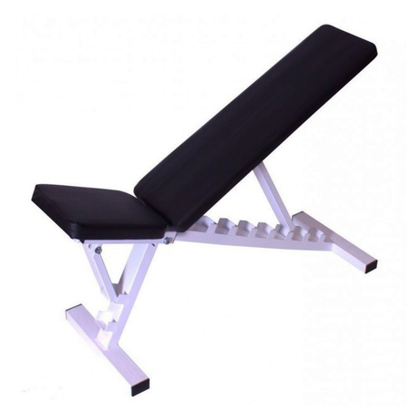 Скамья MDL универсальная регулируемая белая