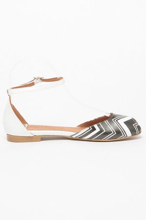 Черно-белые сандалии sa015