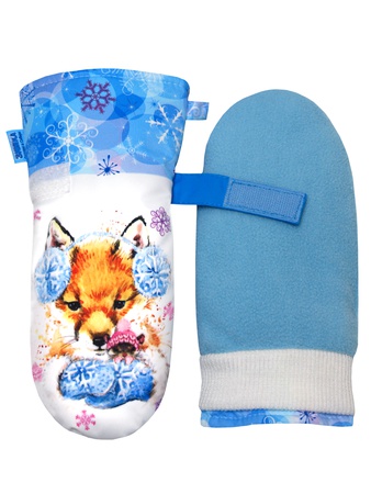 Детские варежки из мембранной ткани