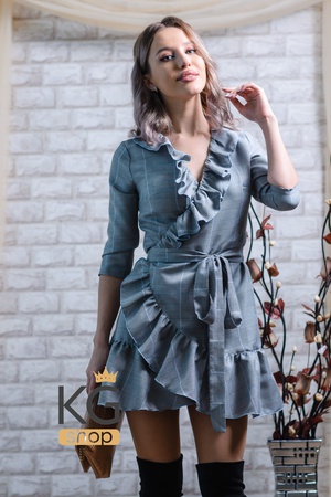 &quot;Caitlin&quot; şal elbise