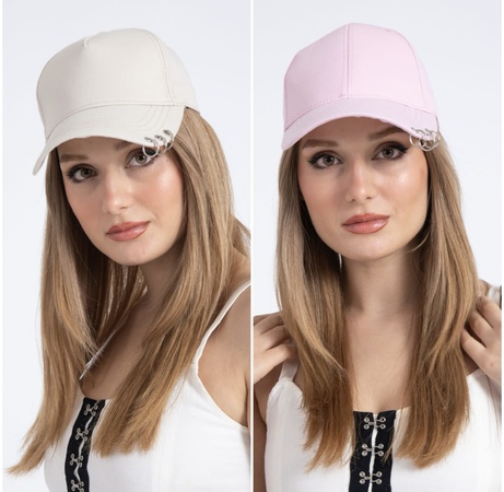 piercingli yazlık şapka