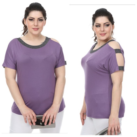 Блузка с открытыми плечами