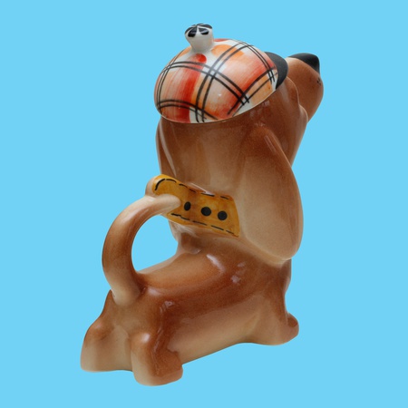 Чайник фарфоровый Такса Мотя